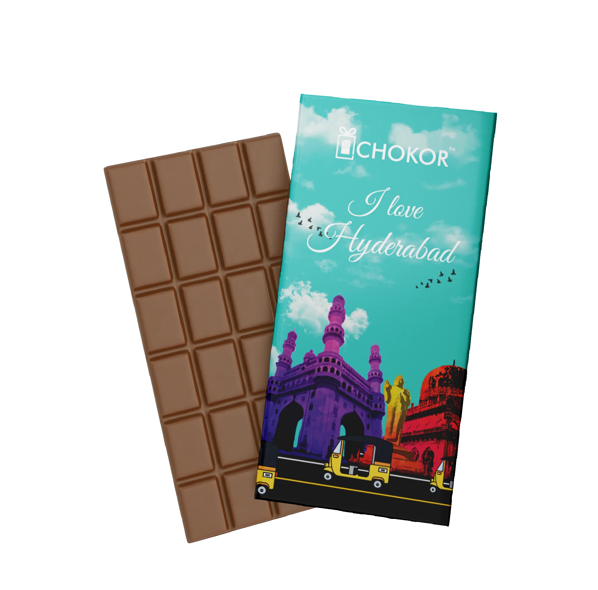 CHOKOR I Love Hyderabad Chocolate Gift