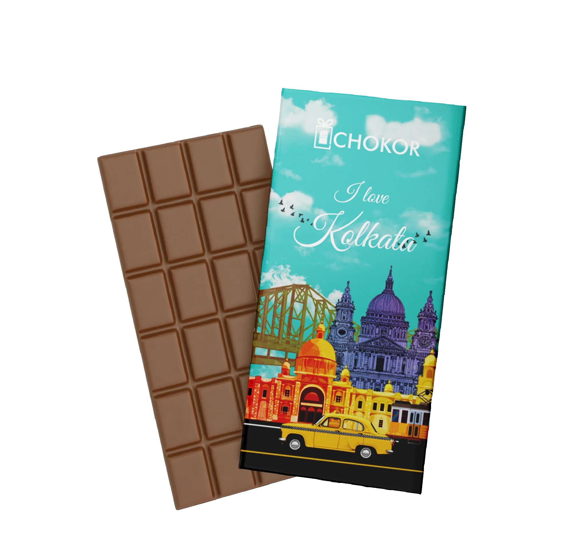 CHOKOR I Love Kolkata Chocolate Gift