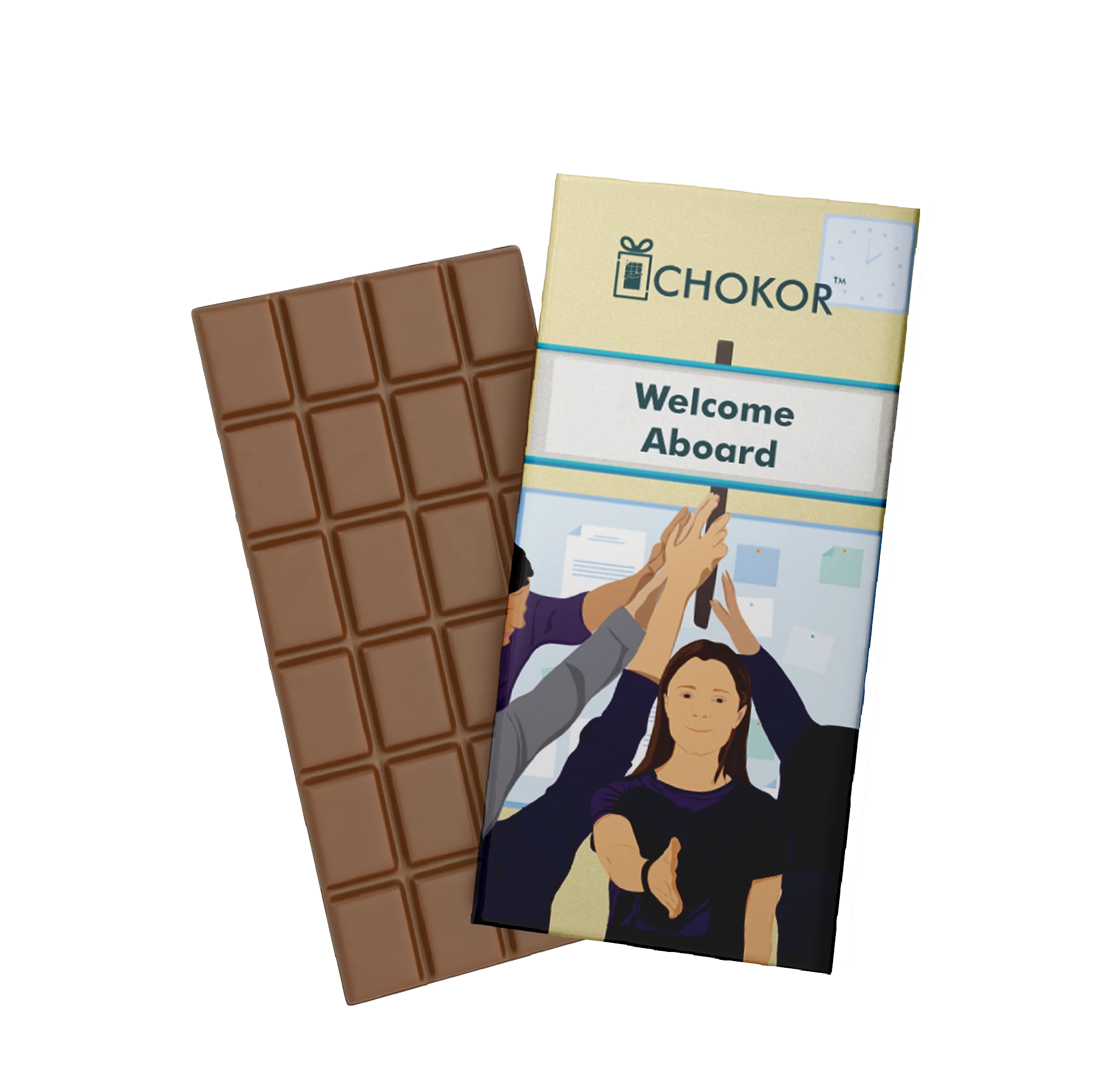 CHOKOR Welcoming You Aboard Chocolate Gift