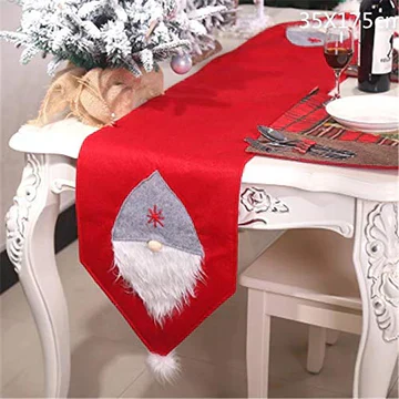 Christmas 3D Santa Claus Table Runner