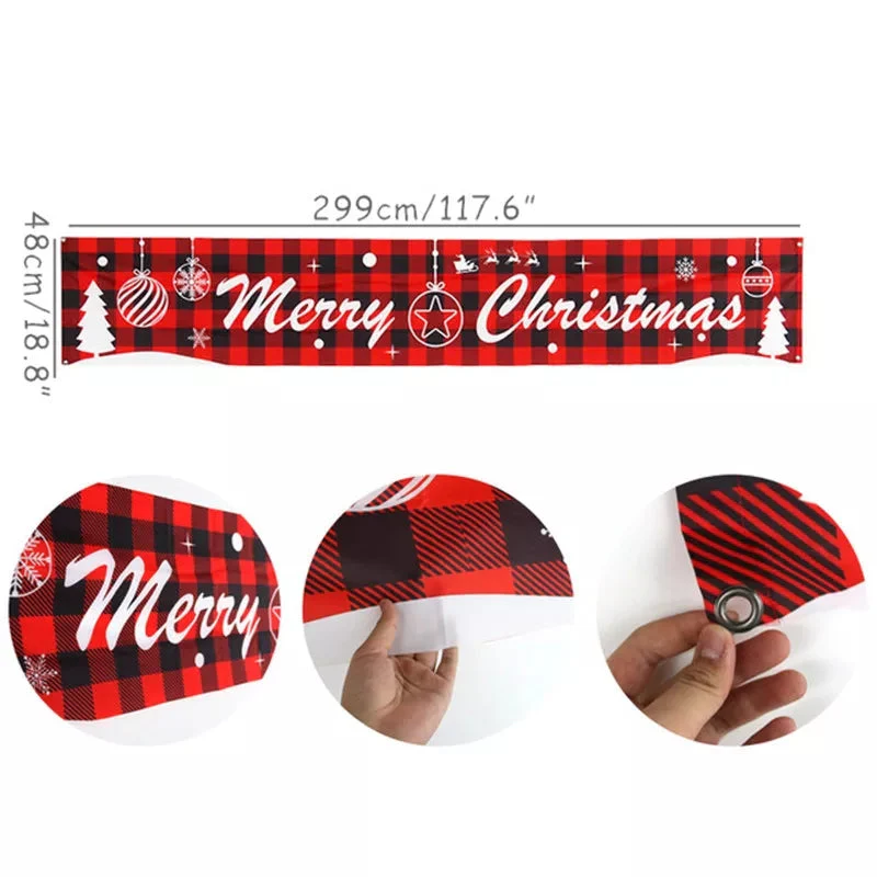 Christmas and New Year Banner for Home Decoration - Image 3