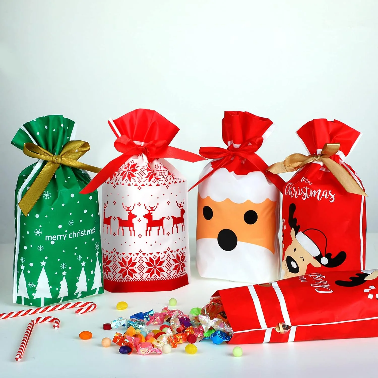 Christmas Candy Gift Cookie Bags - Image 2