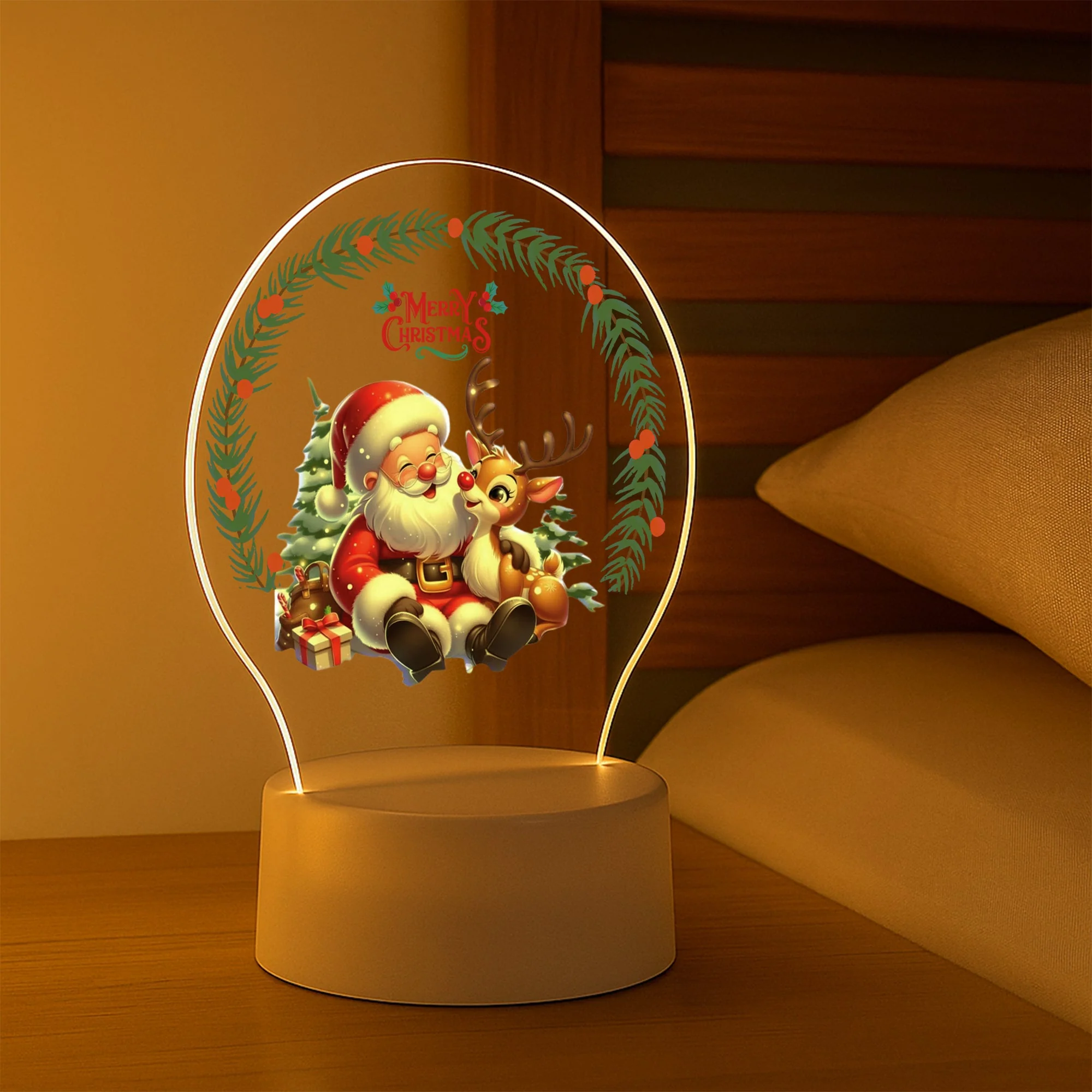 christmas Christmas LED Night Lamp | Festive Decorative Light for Home & Gifting - Image 2