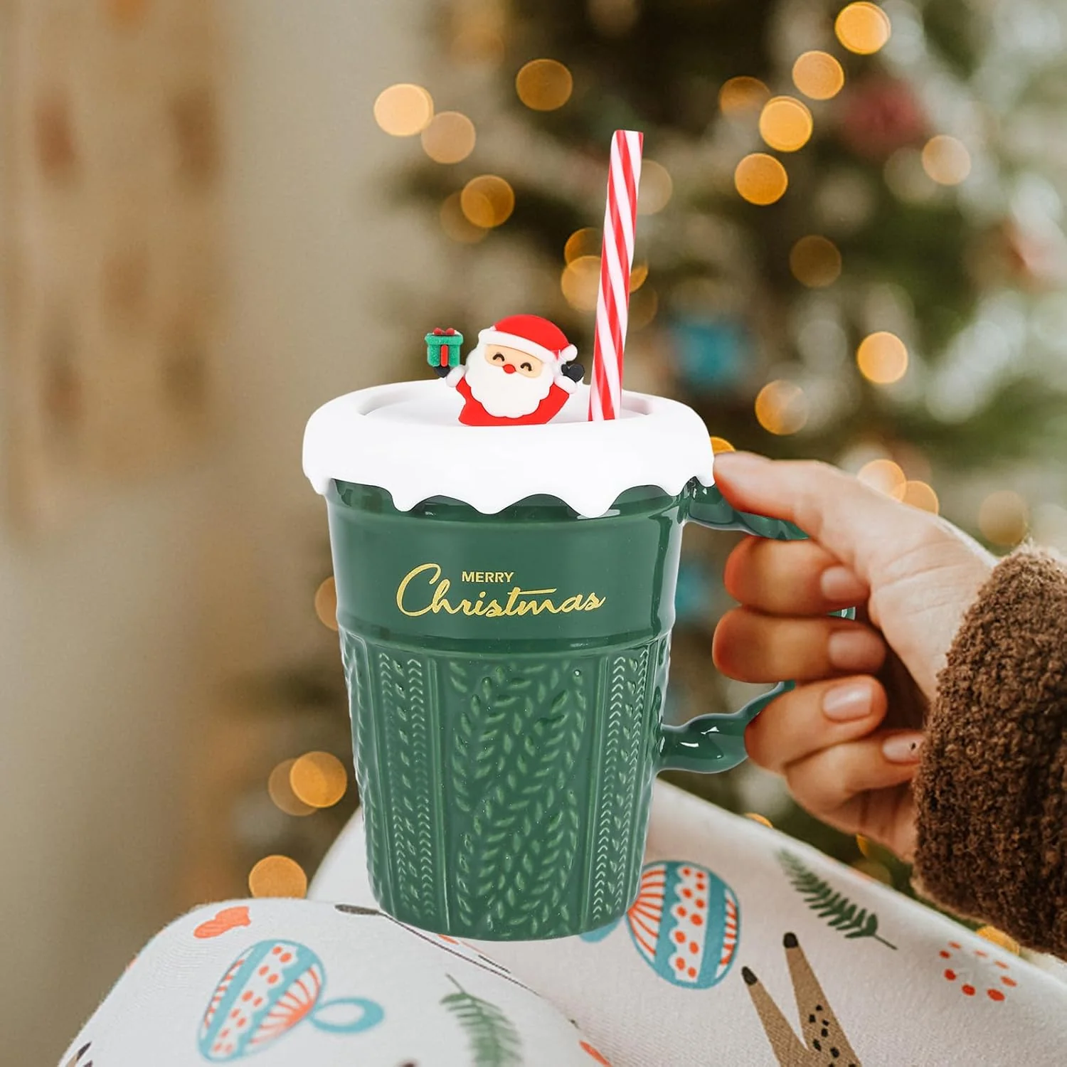 Christmas Coffee Cup 400 ml Christmas Ceramic Coffee Cup