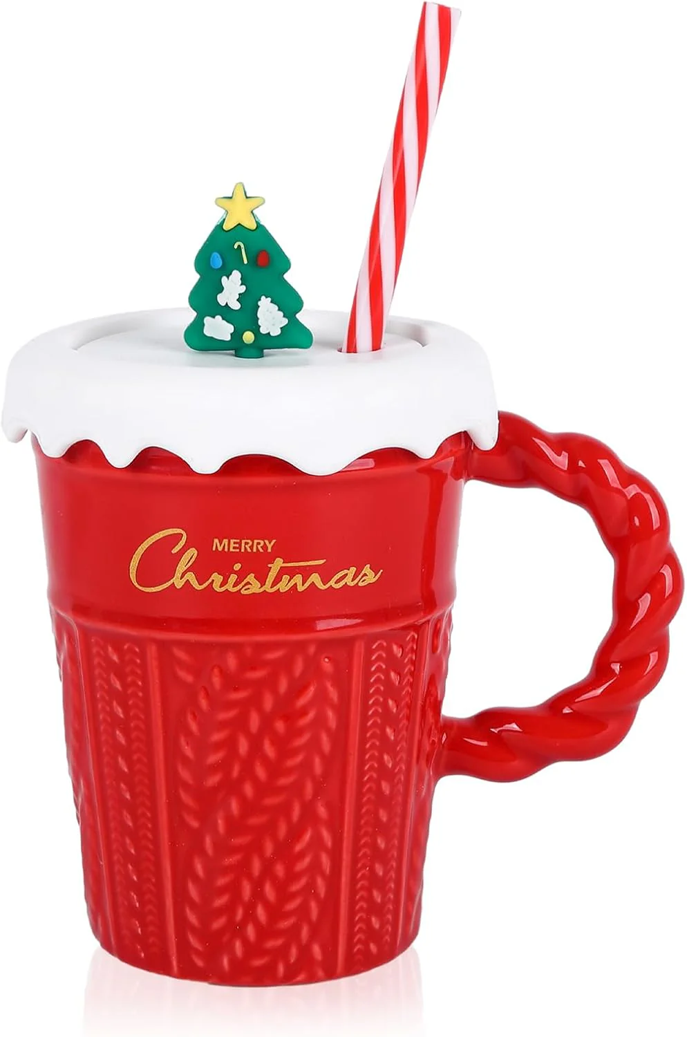 Christmas Coffee Cup 400 ml Christmas Ceramic Coffee Cup - Image 7