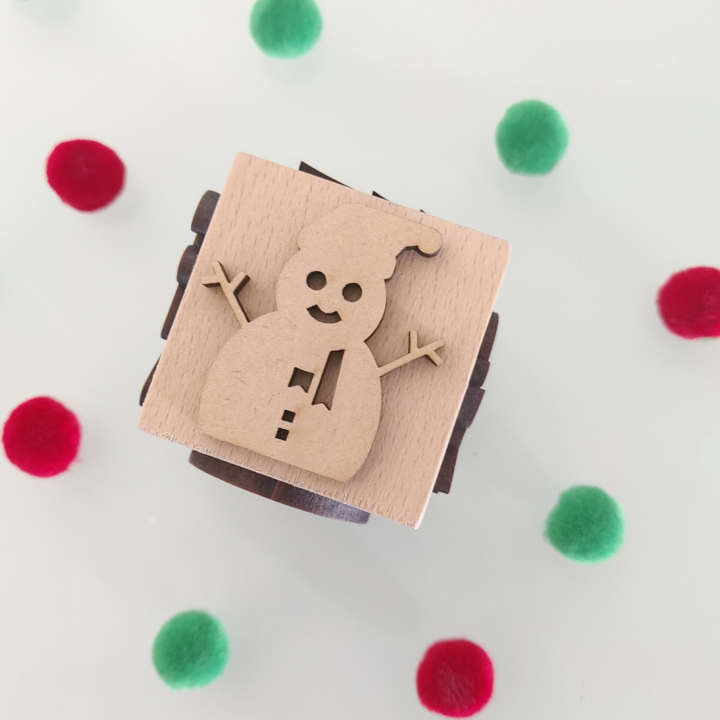 Christmas Play Dough Stamp Cube (One Set of Cube) - Image 4