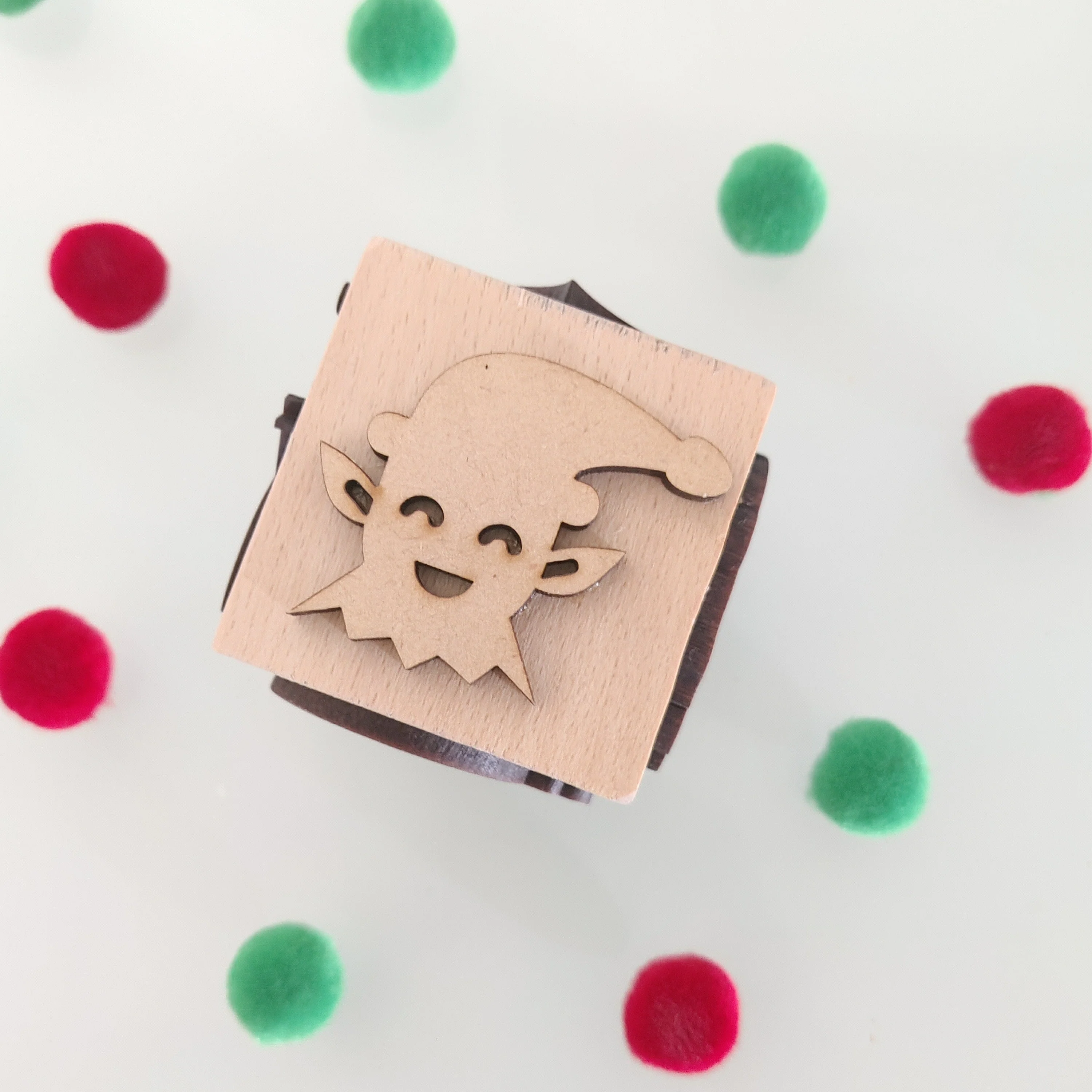 Christmas Play Dough Stamp Cube (One Set of Cube) - Image 5