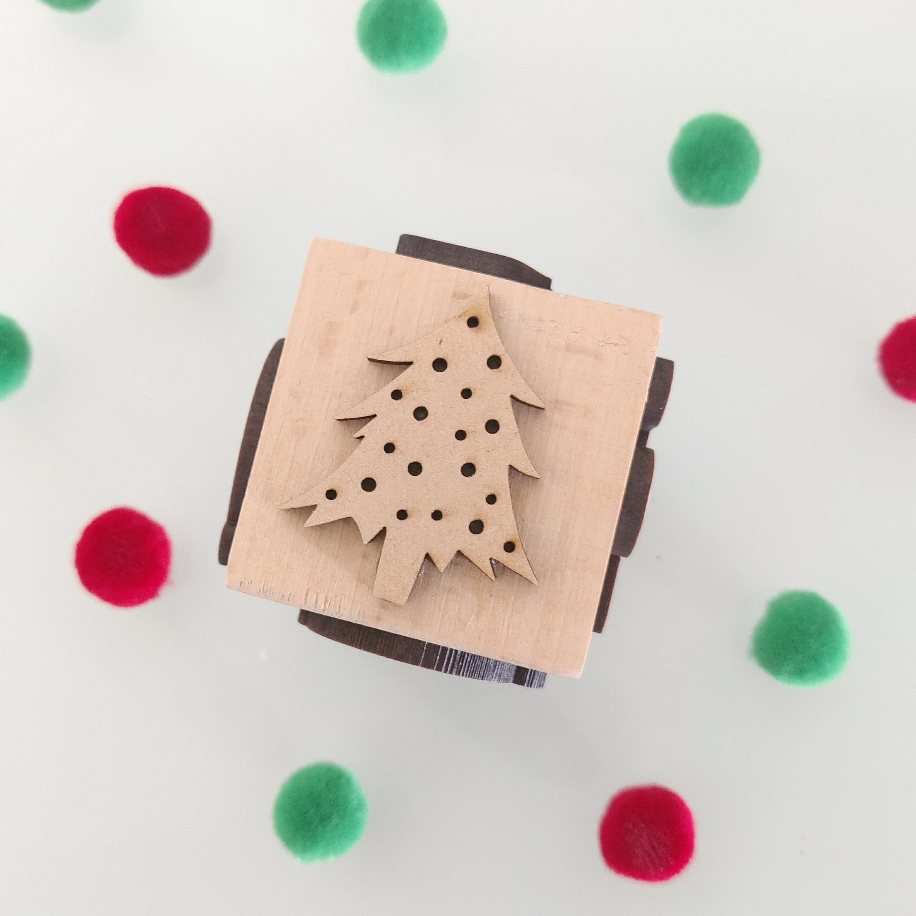 Christmas Play Dough Stamp Cube (One Set of Cube) - Image 7