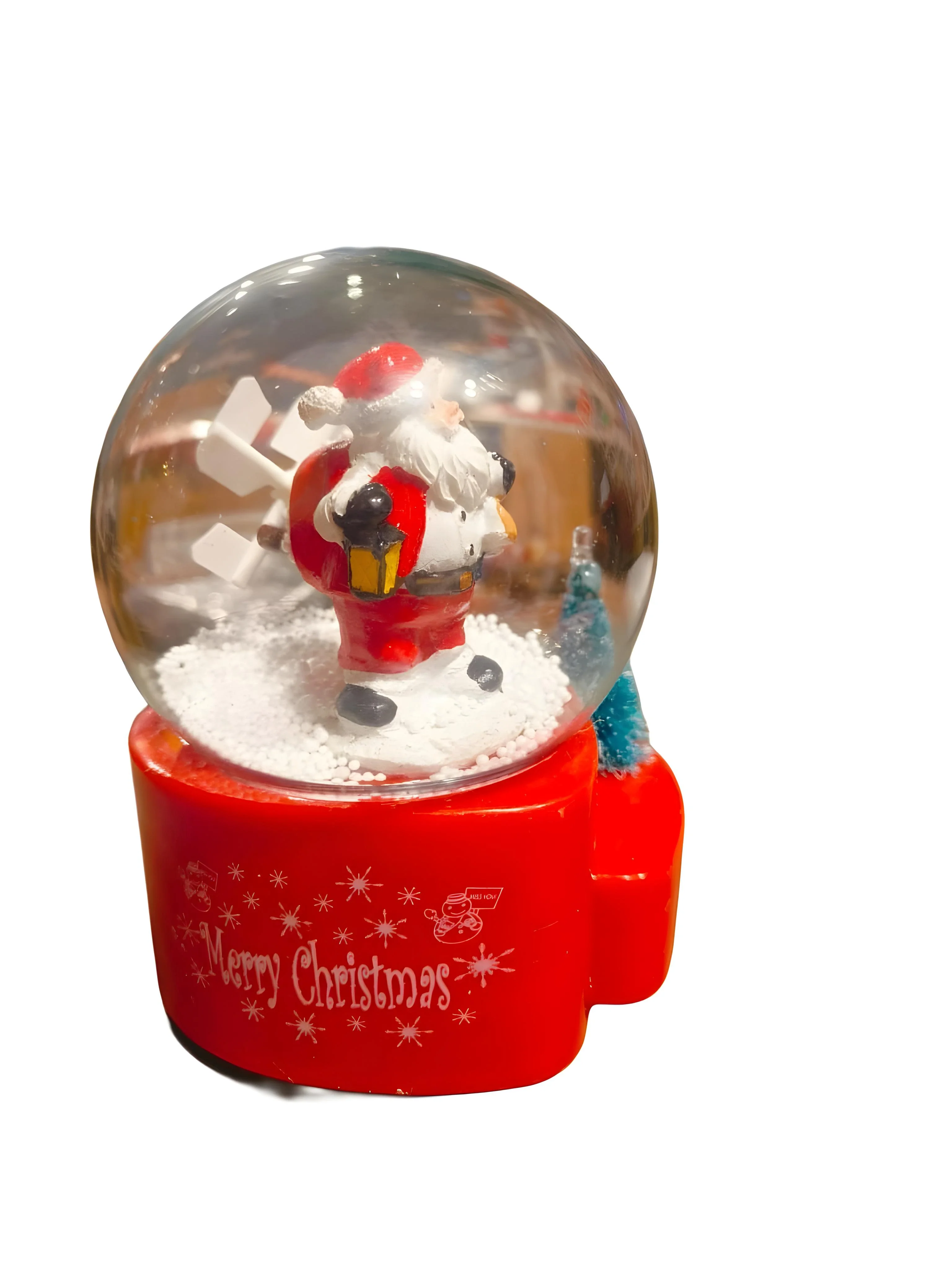 Christmas Snow Globe Musical Light Tabletop Xmas decorations - Image 8