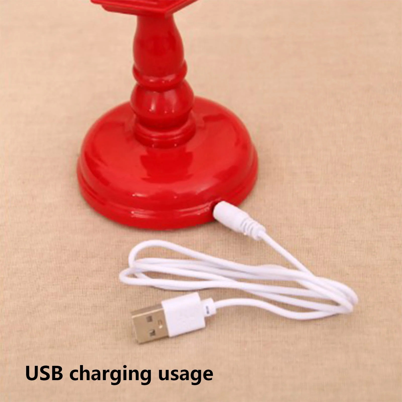 Christmas Table Lamp with Snow Night Light and Music Luminous Ornaments. - Image 5