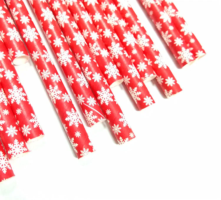 Christmas Theme Paper Straws - Image 5