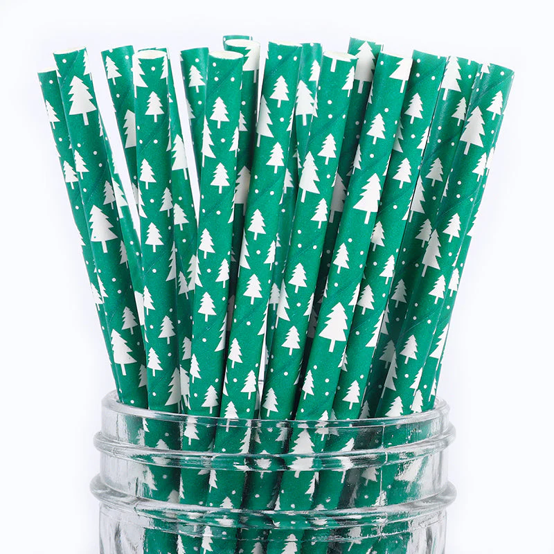 Christmas Theme Paper Straws - Image 6