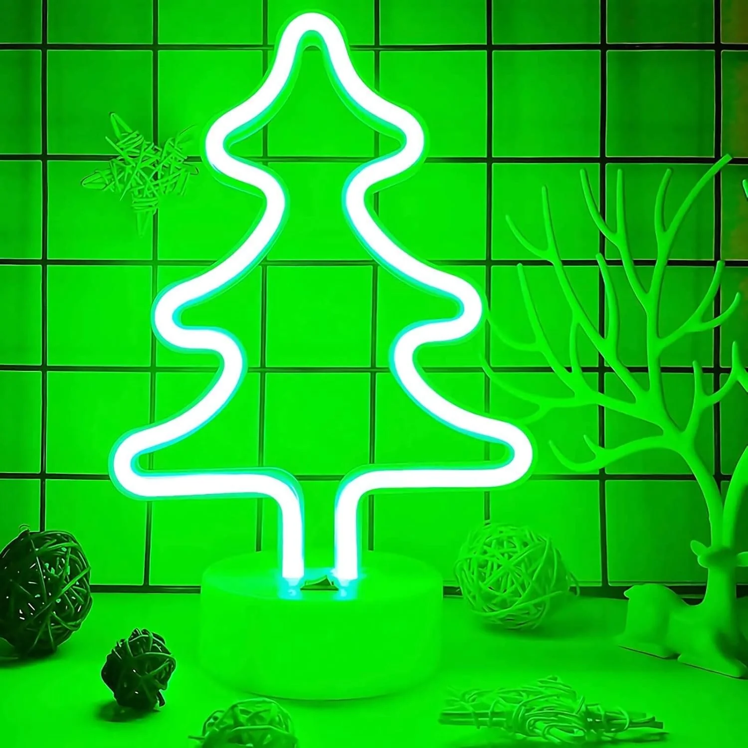 Christmas Tree LED Night Light Desk Light Lamp - Image 5