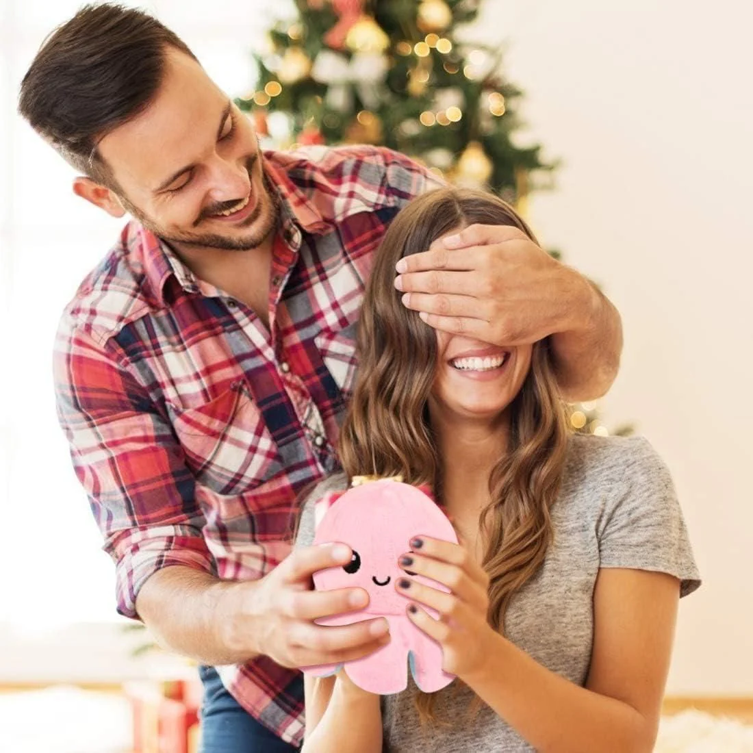 Chums: Reversible Plush Squishy Pals – Soft & Cuddly Octopus Toy for Kids & Babies, Perfect Gift for Boys & Girls - Image 2