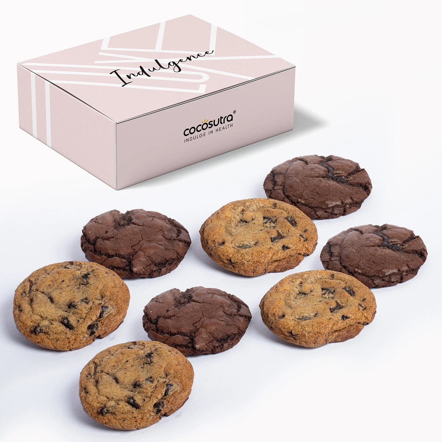Chunky Chocolate Chip & Fudgy Brownie Cookies Combo | 40g each