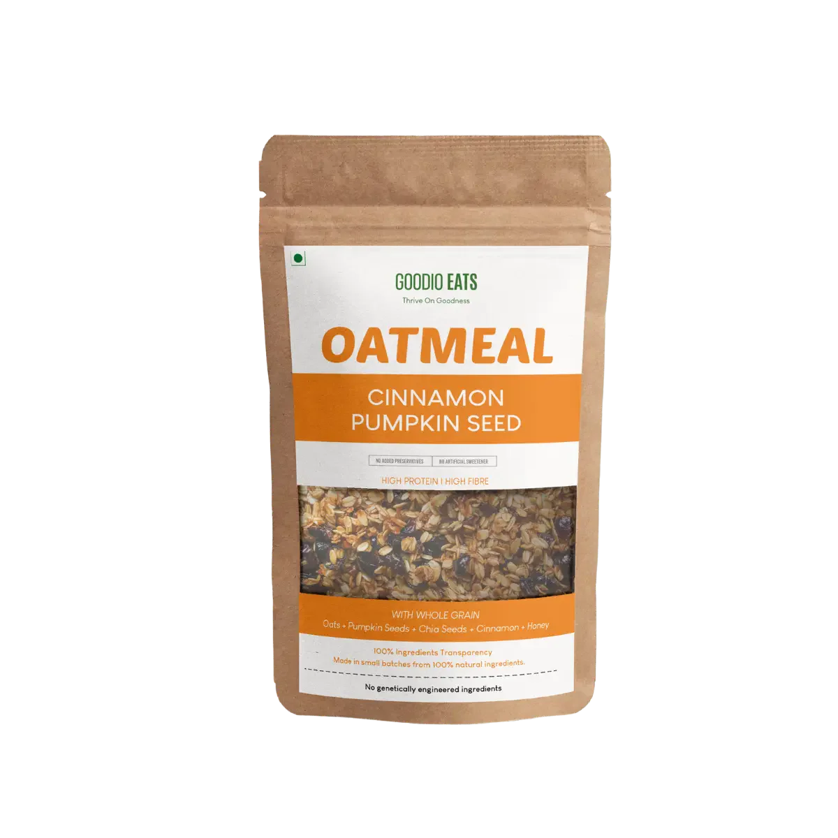 Cinnamon Pumpkin Seed Oatmeal