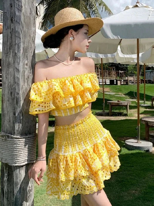 Cinthia Eyelet Co Ord Set - Image 5
