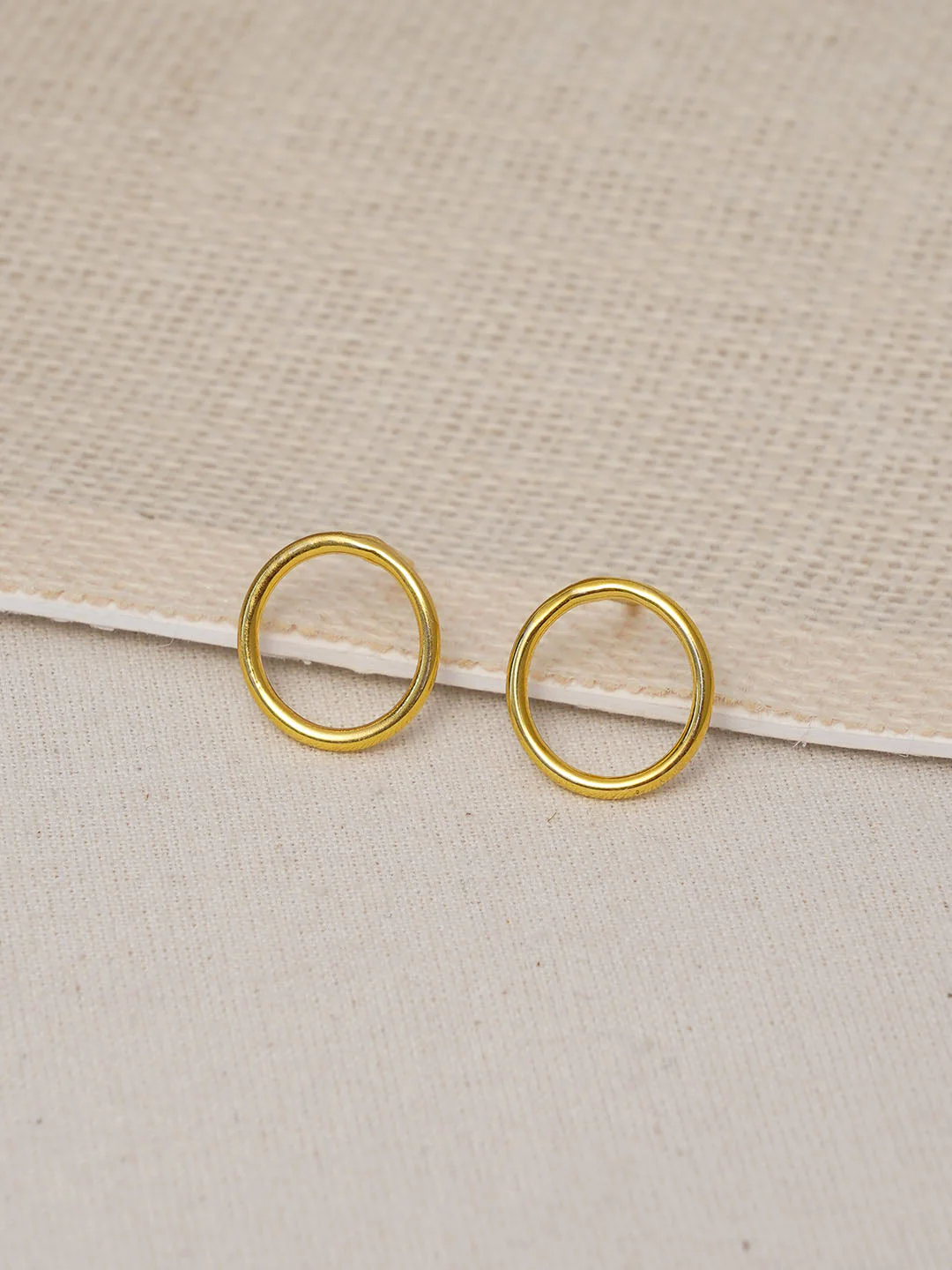Circle - 18K Gold Plated Earring - Image 3