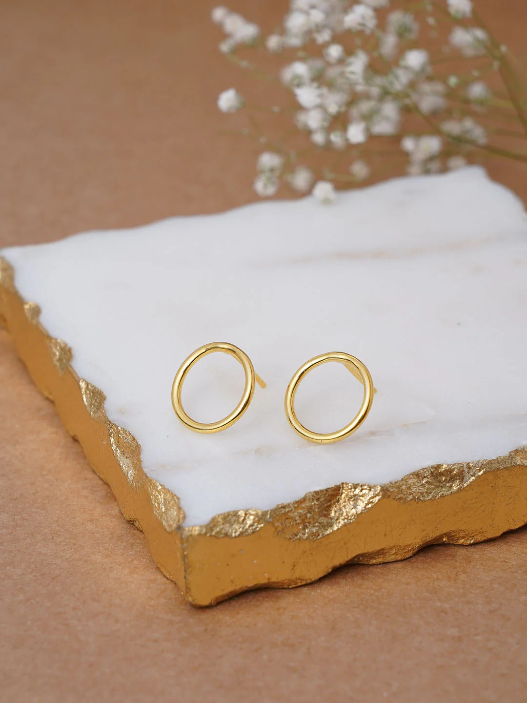 Circle - 18K Gold Plated Earring - Image 6