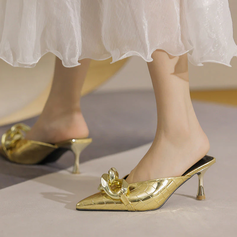 Claire Infinity Mules - Image 4