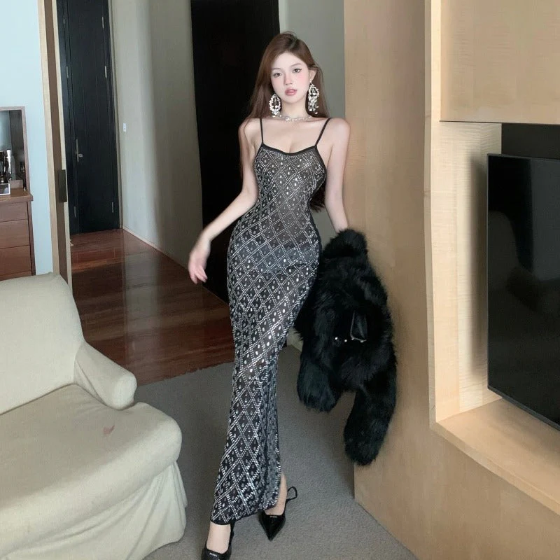 Clara Rhinestone Dress