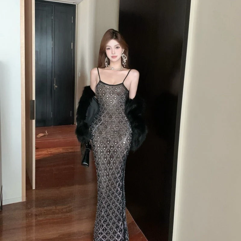 Clara Rhinestone Dress - Image 3