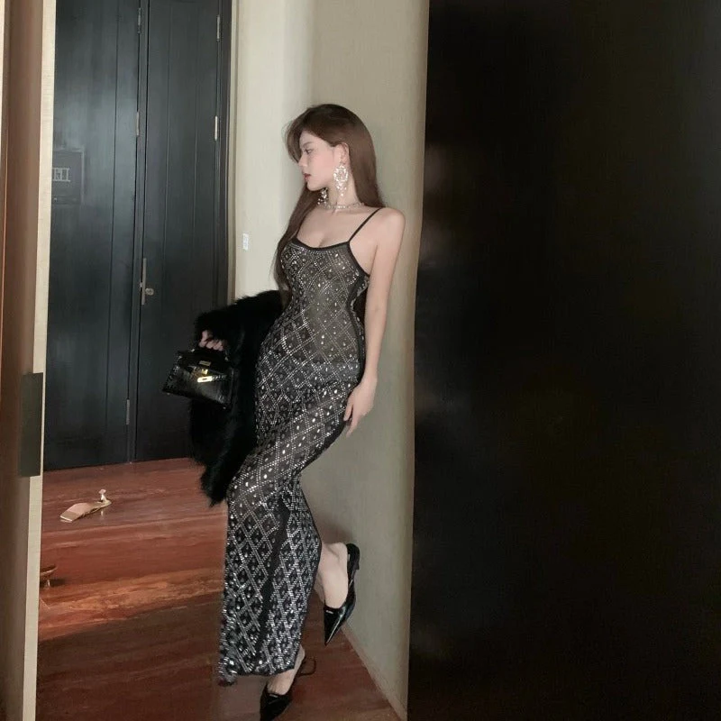 Clara Rhinestone Dress - Image 4