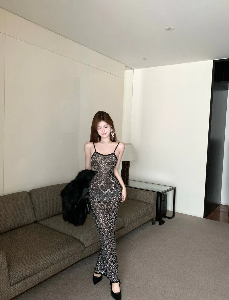Clara Rhinestone Dress - Image 5