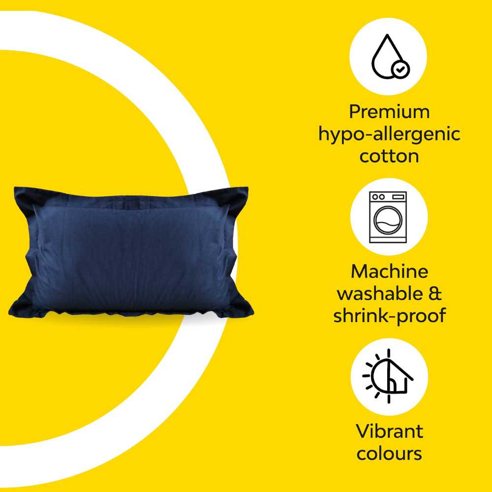 Classic 100% Cotton Pillow Cover | Set Of 2 - Image 13