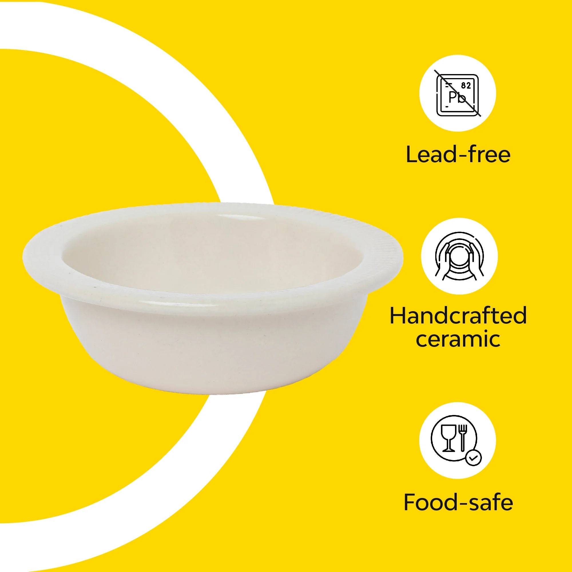 Classic Ceramic Serving Bowl | Set Of 2 - Image 18