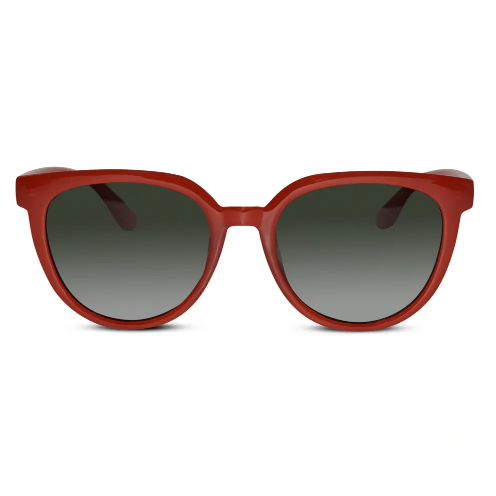 Classic Orange Cat eye Sunglasses For Women - Image 5