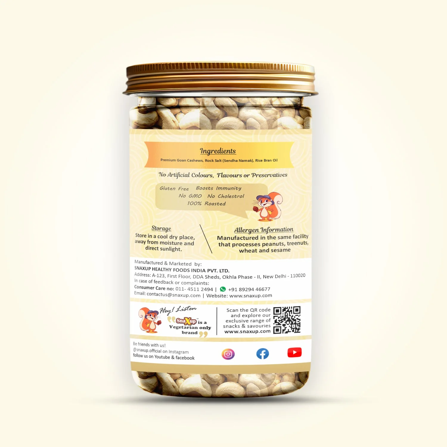Classic Salted Cashews - Roasted - Image 2