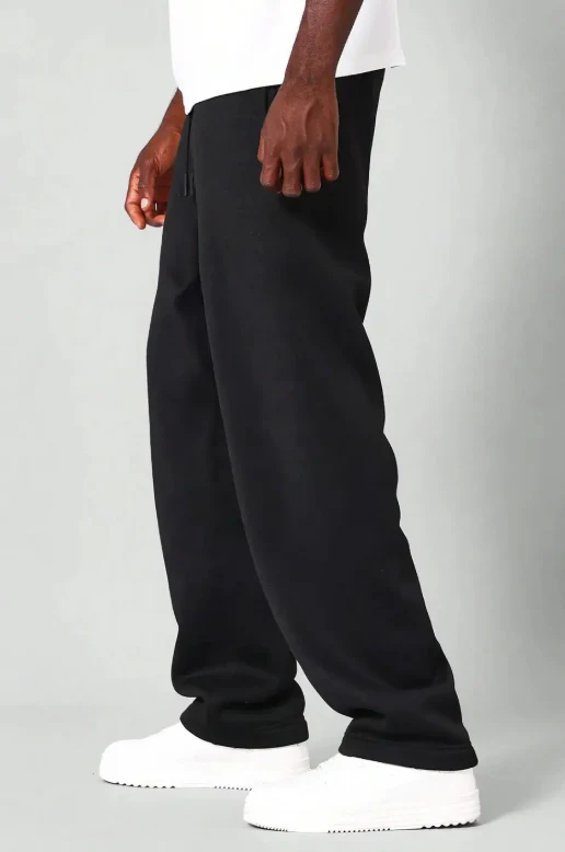Classic Straight Fit Joggers Black - Image 3