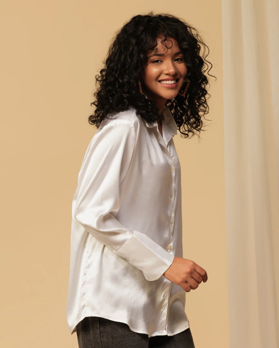 Classy Satin Shirt – Luxe & Polished Look - Image 29