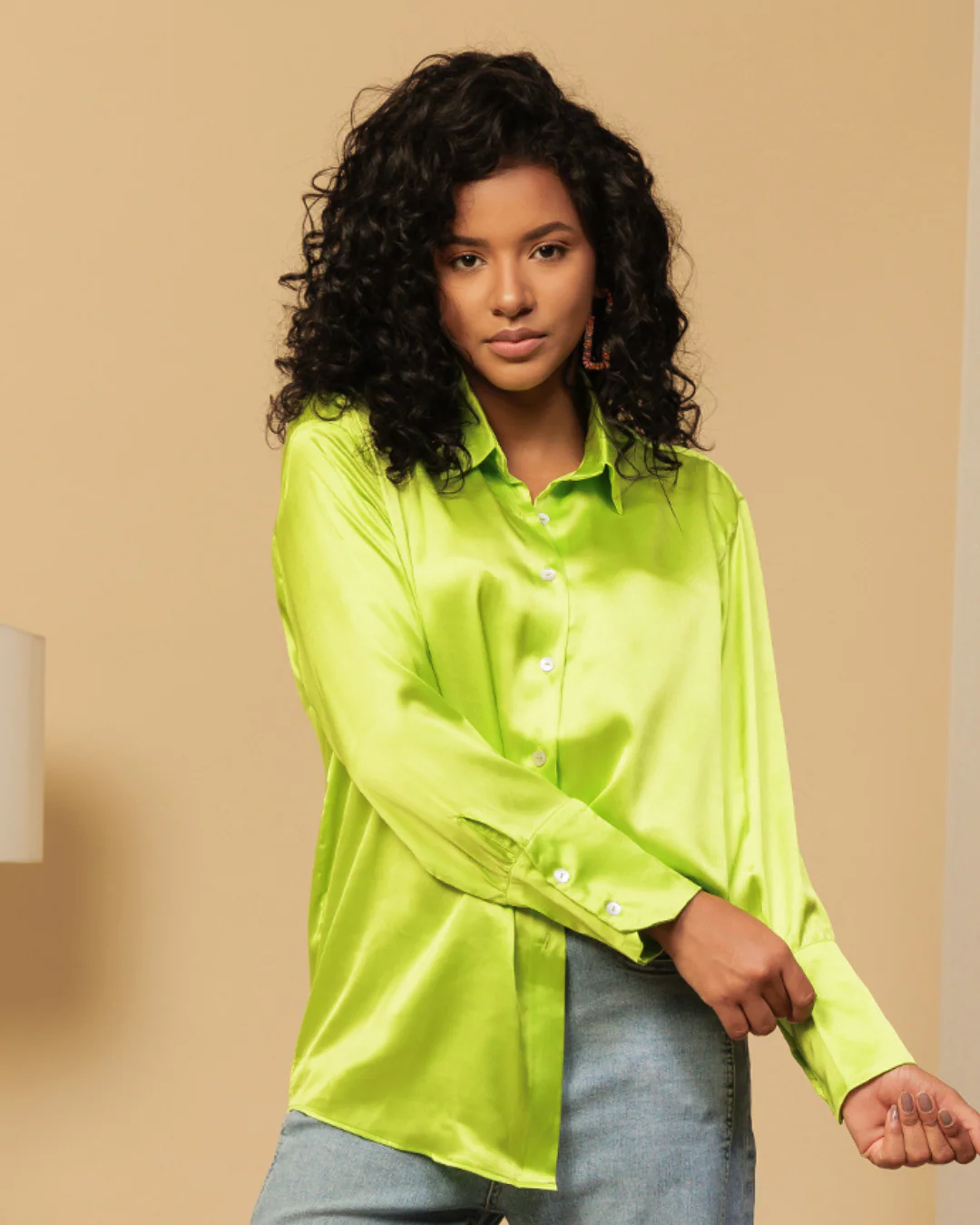 Classy Satin Shirt – Luxe & Polished Look - Image 5
