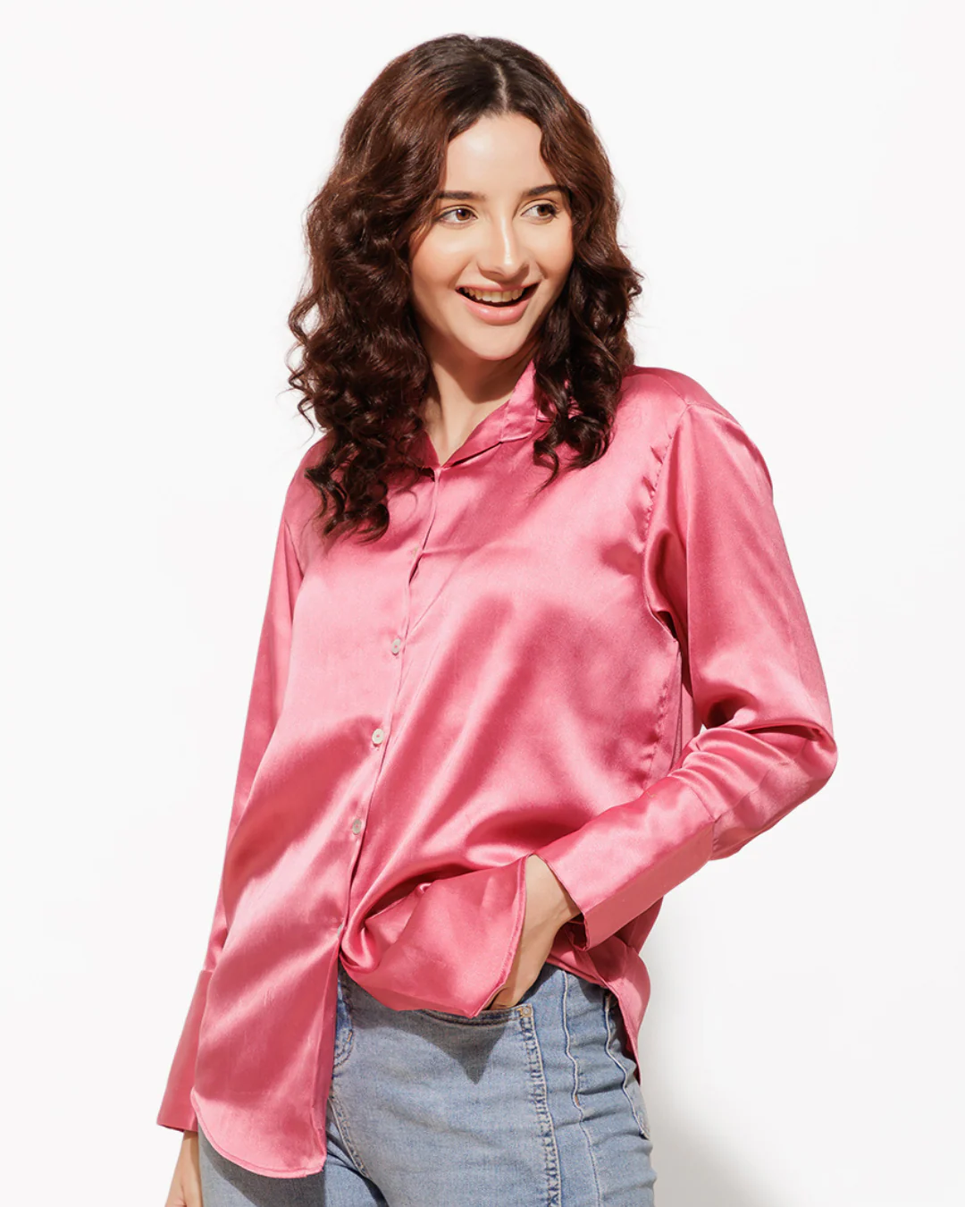 Classy Satin Shirt – Luxe & Polished Look - Image 8
