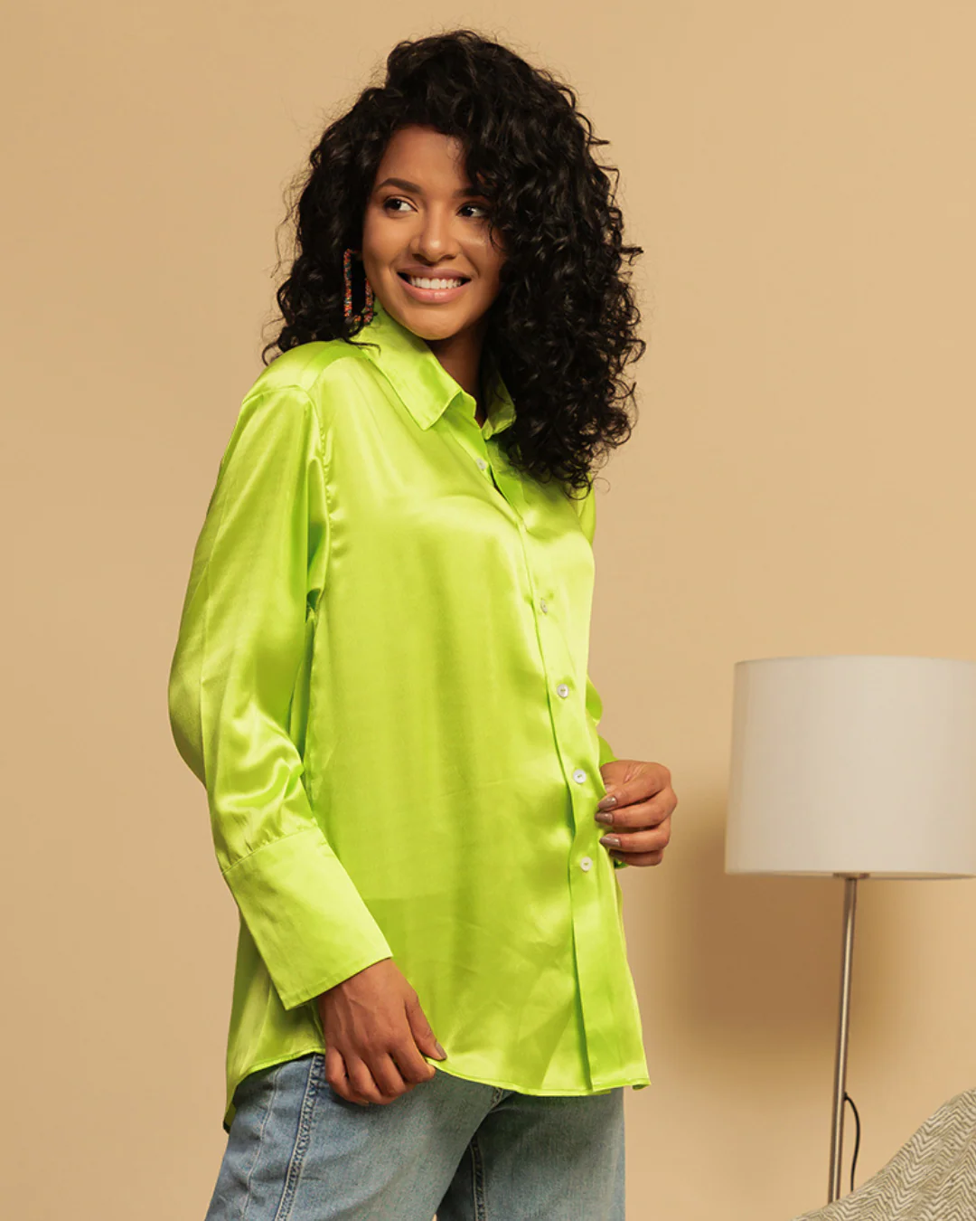 Classy Satin Shirt – Luxe & Polished Look - Image 25