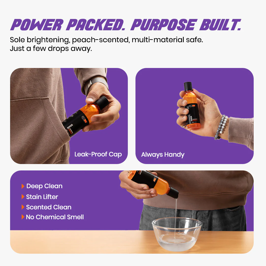 Cleaner | Shoe Cleaning Formula ( Peach Fragrance ) - Image 6