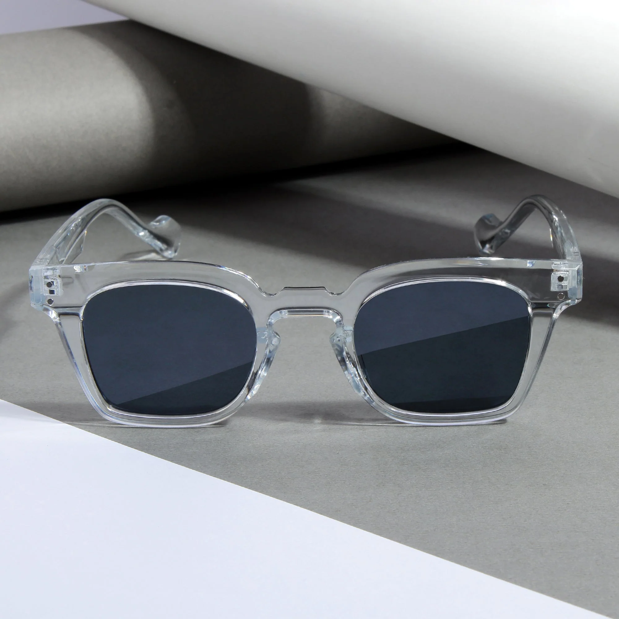 Clear Black SZ 2001 Square Sunglasses - Image 3