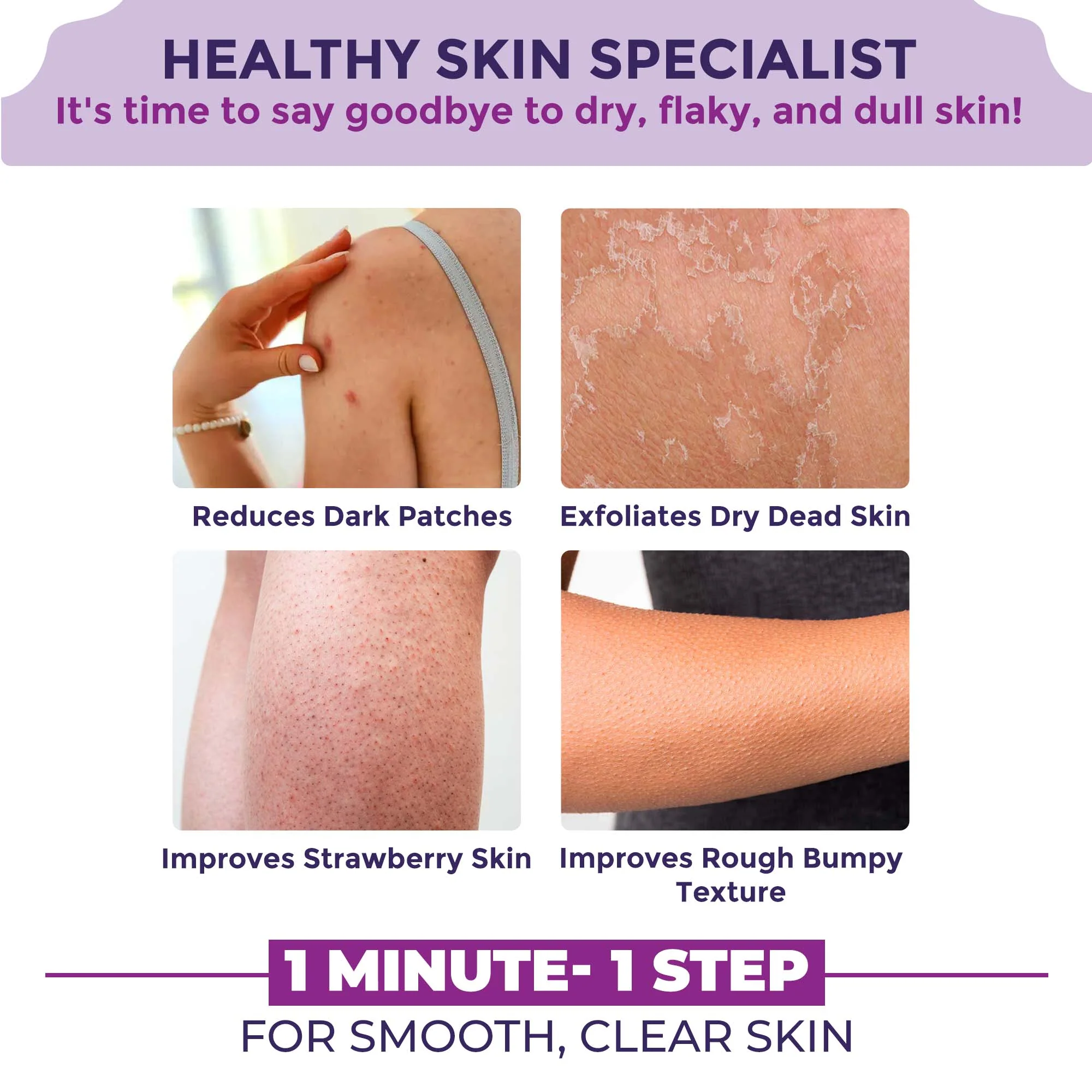 Clear & Confident Overnight Glow Body Cream for Dry & Cracked Feet 200gm - Image 6