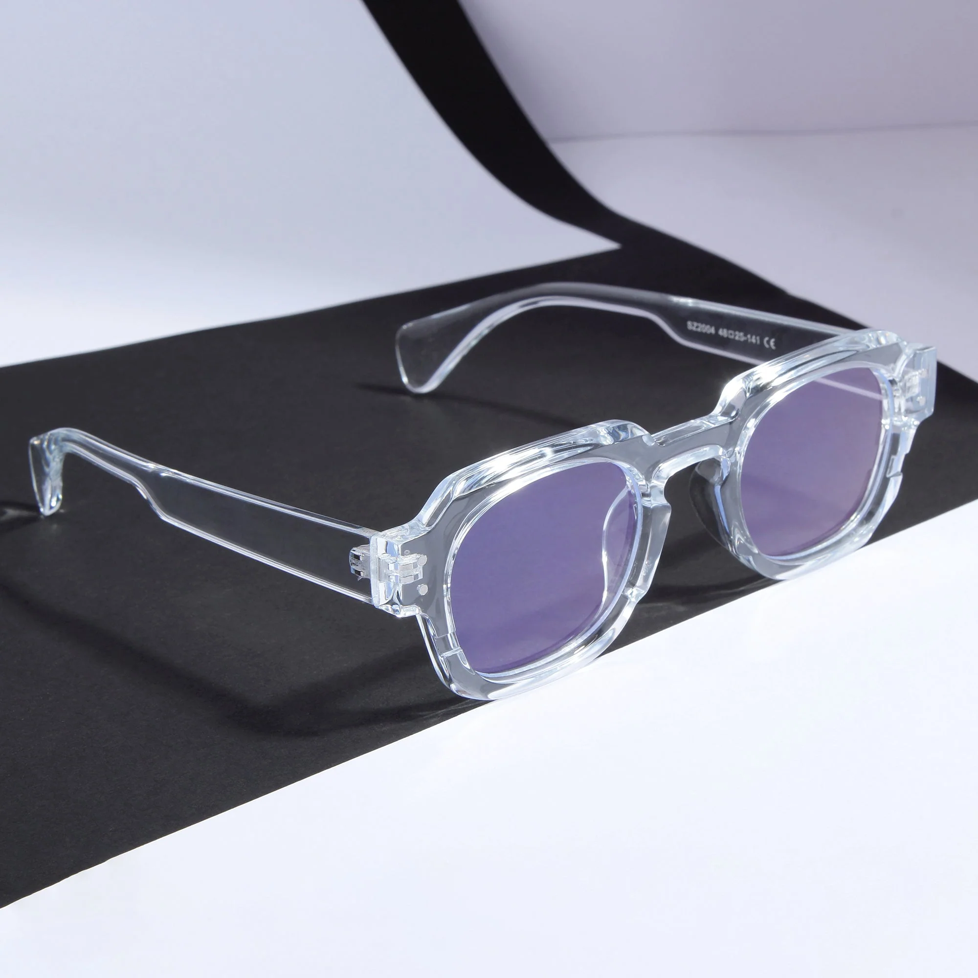 Clear SZ 2004 Round Sunglasses