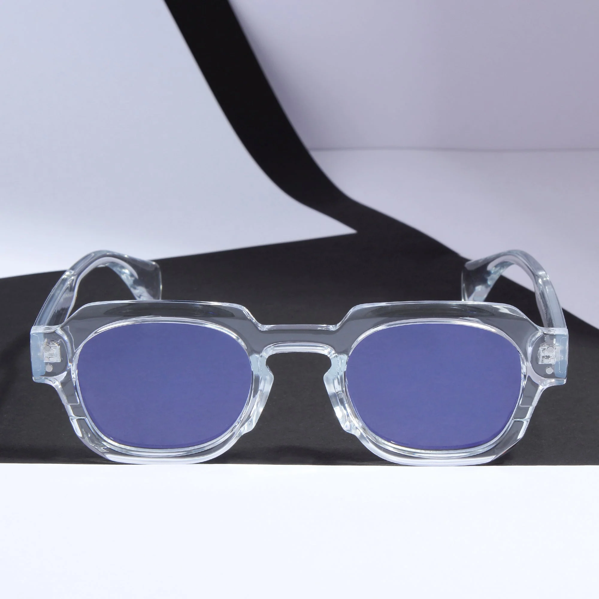 Clear SZ 2004 Round Sunglasses - Image 3
