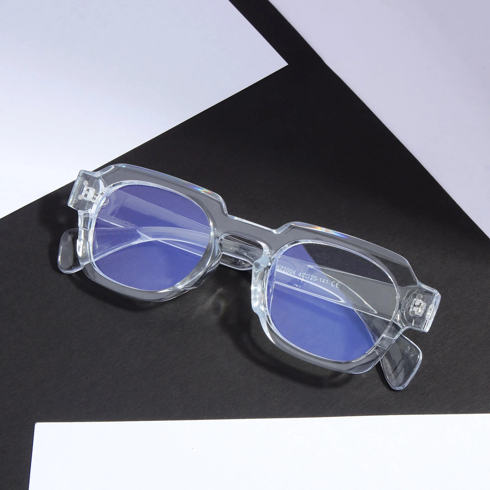 Clear SZ 2004 Round Sunglasses - Image 4