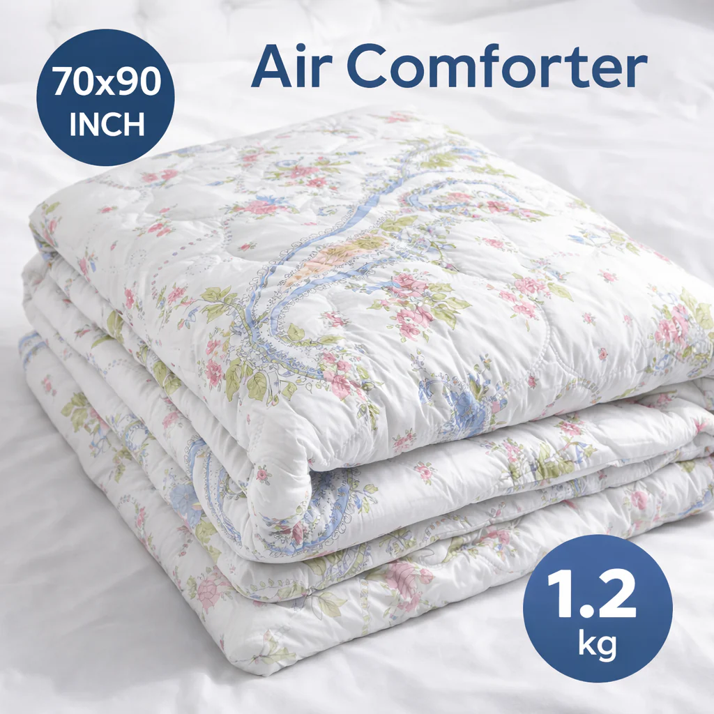 CloudX AC Comforter | 68×88 Inch Double Bed Quilt | Supersonic | 1050Gms Ultra Soft Microfiber | Lightweight All-Season Blanket for AC Rooms | Reversible Comforter| 2 - Image 2