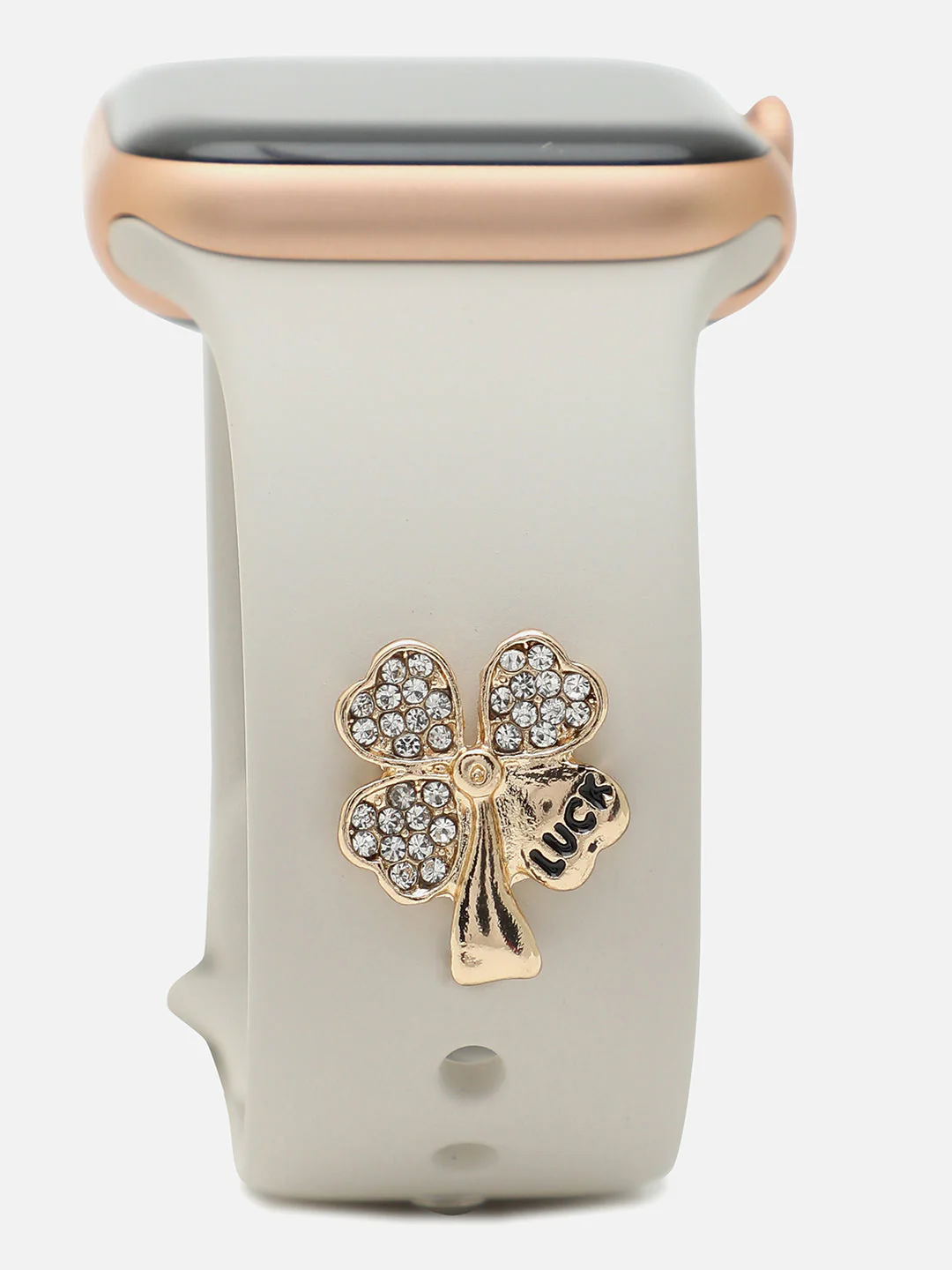 Clover Lucky Charm Embellished Snap Charm - Image 4