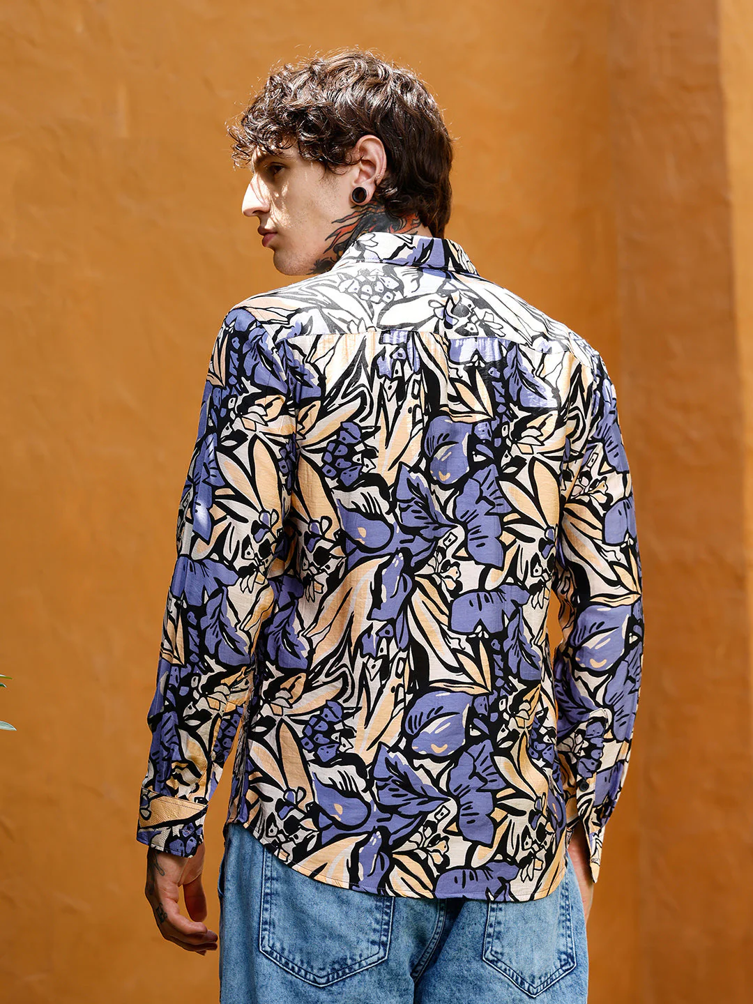 Cluster-Botanical Imprint Shirt - Image 4