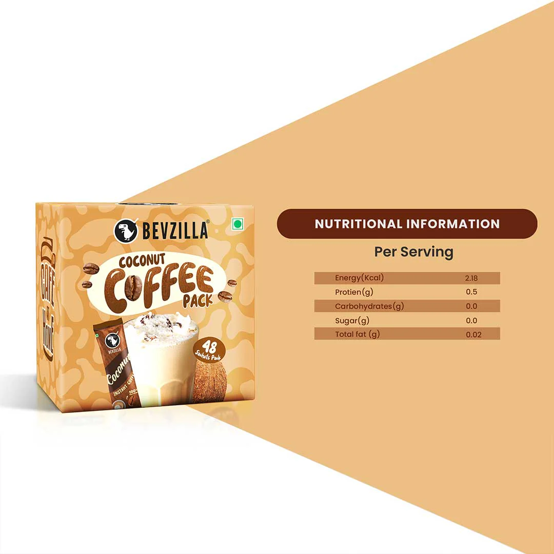 Coconut Coffee Powder Sachets - Image 5