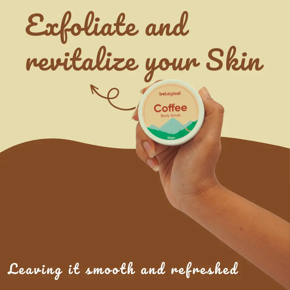 Coffee Body Scrub | Exfoliating and Moisturizing | Gentle Exfoliator | Caffeine | 50g - Image 7