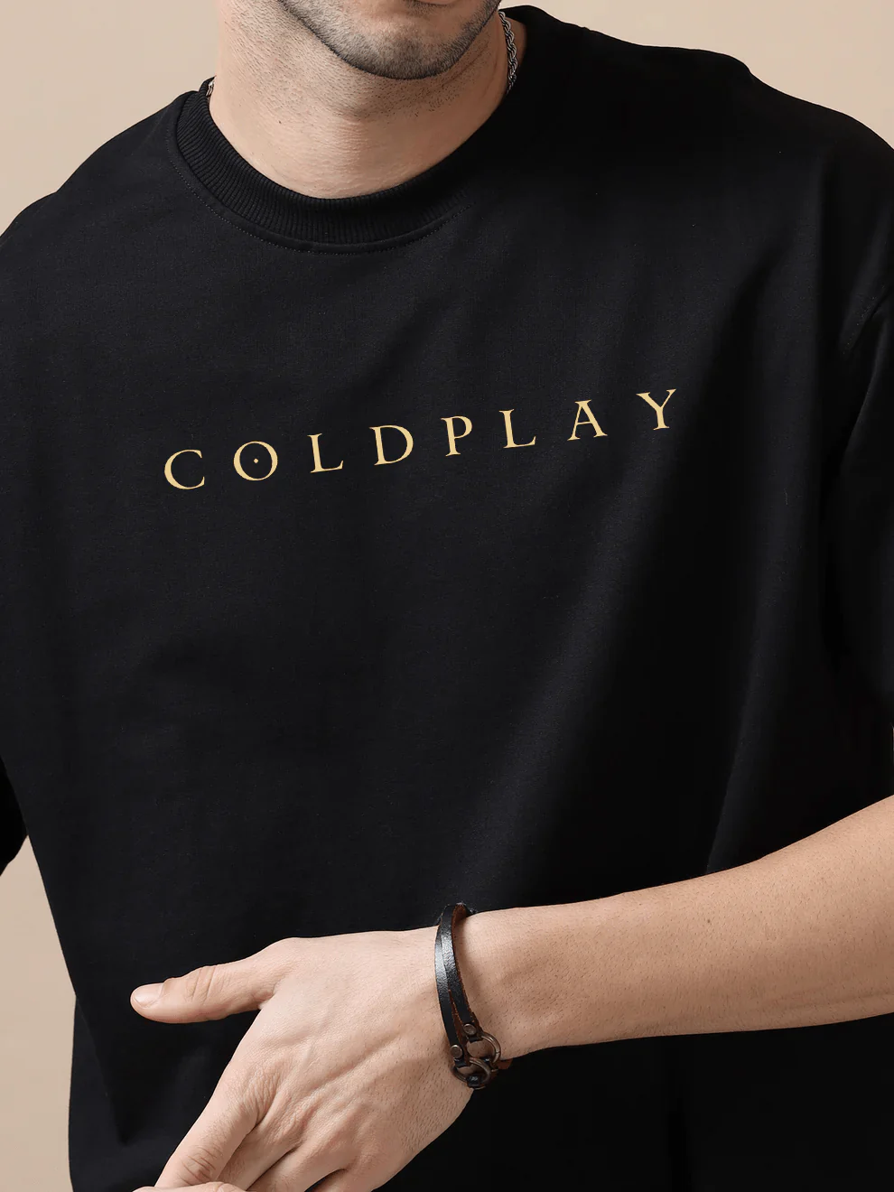 Coldplay Black Oversize T-Shirt - Image 5