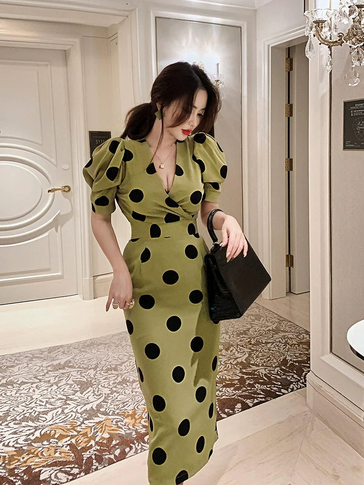 Colette Polka Dress